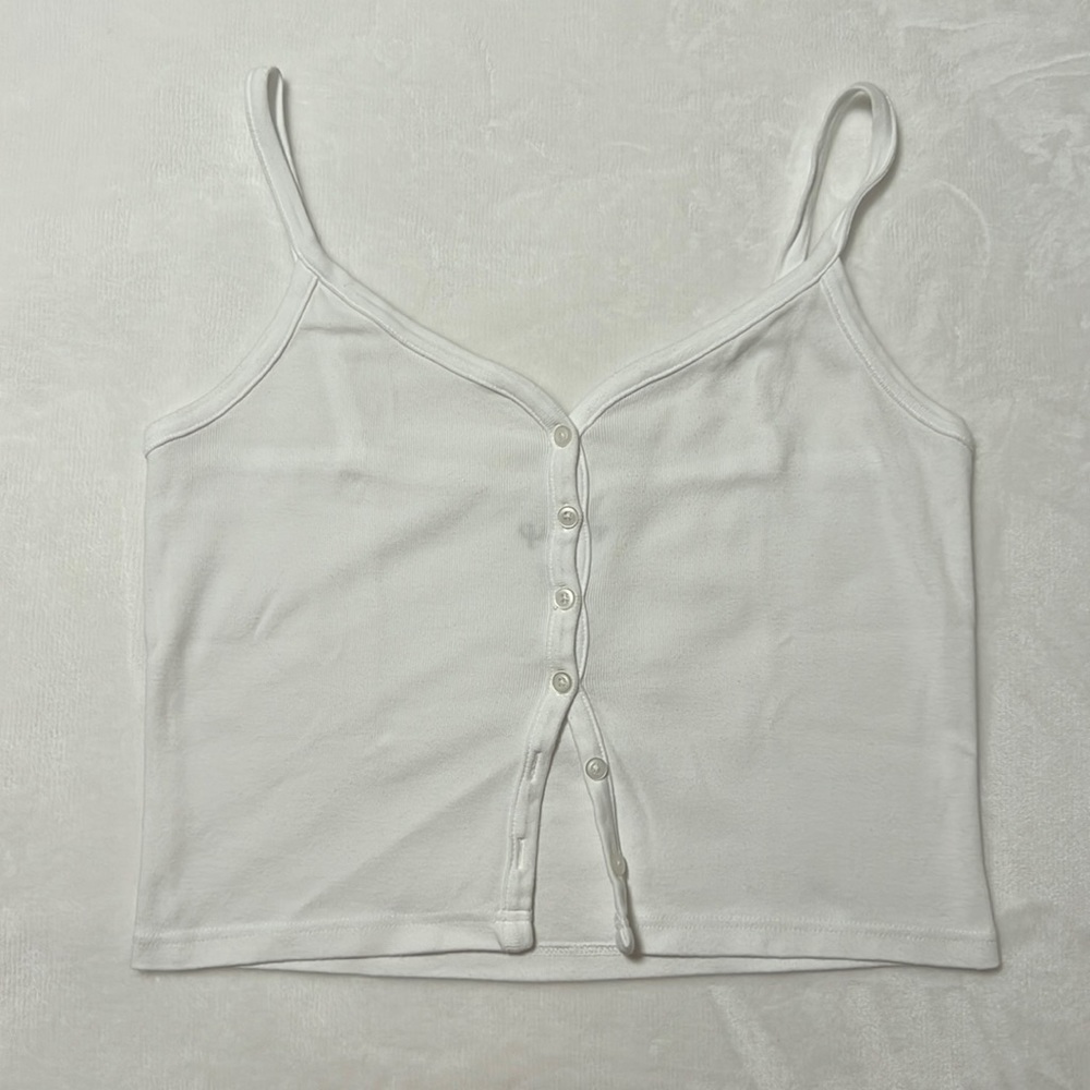 John Galt size 10 white camisole